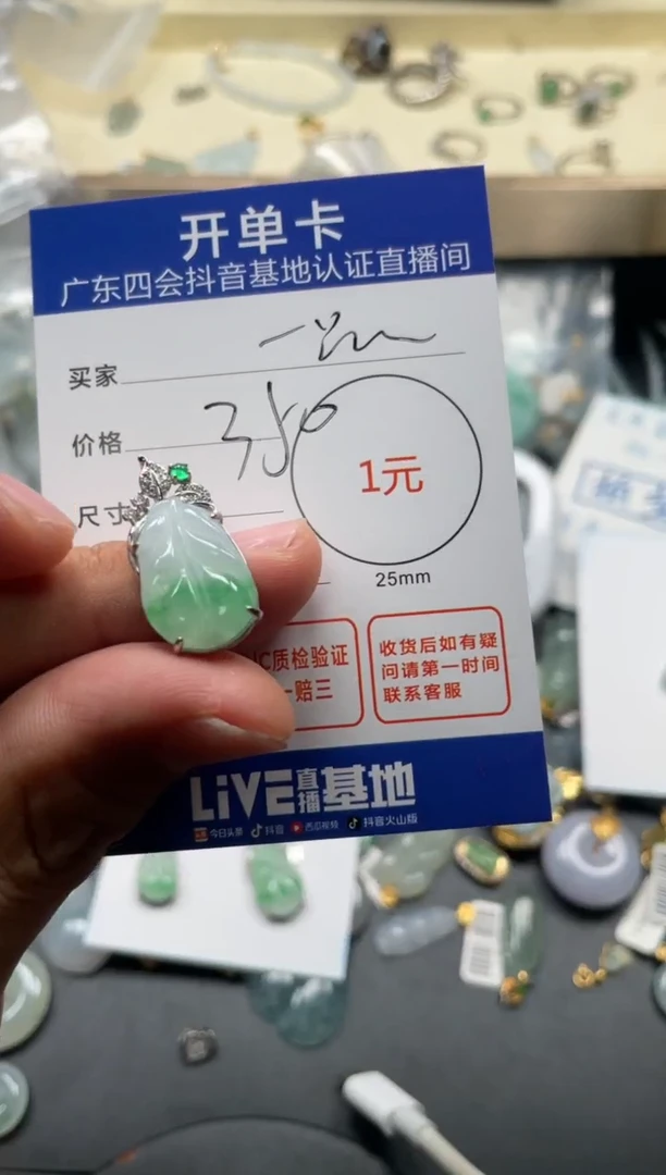 颈饰未镶嵌翡翠?****卢挂件