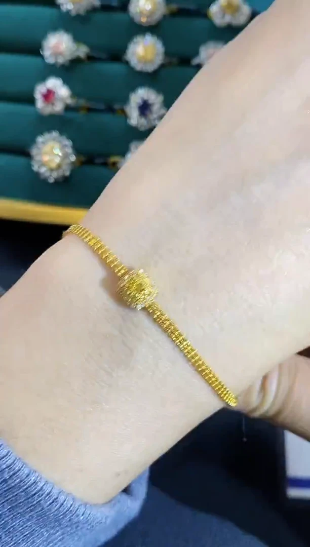 18K金镶嵌项链钻石手链