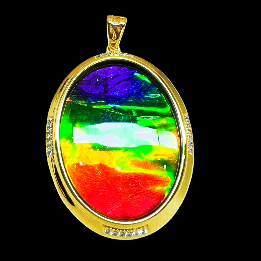 【斑彩】36mm 三色 加拿大 N-3 N-3 DZ-G 创意饰品 G53