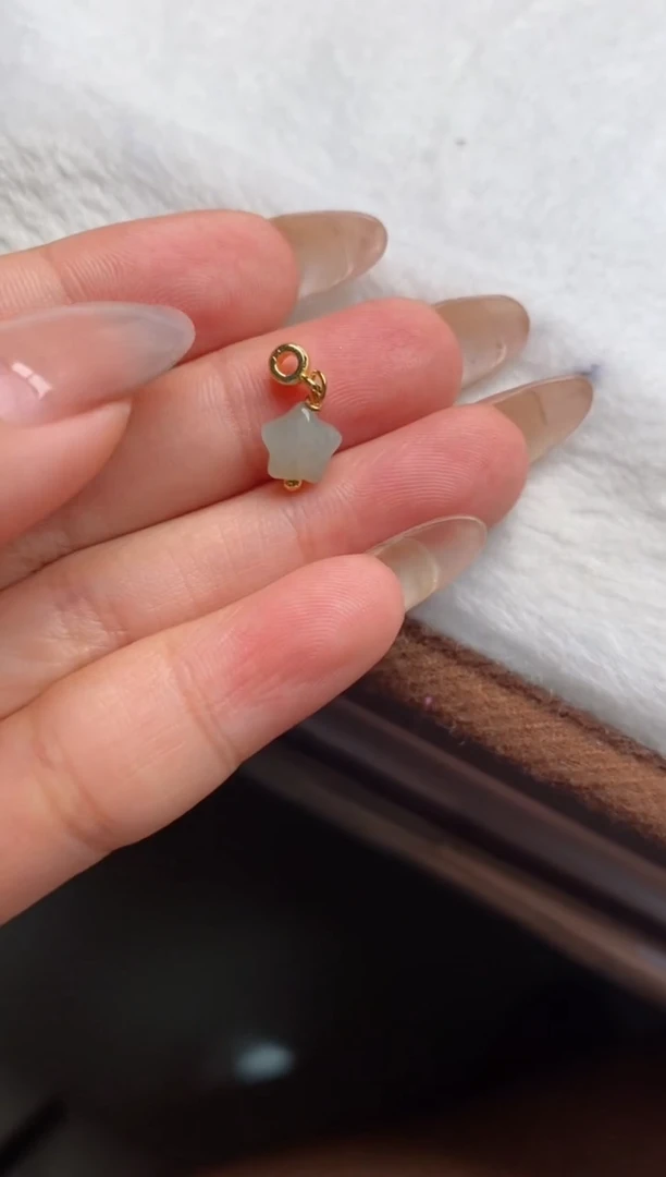 银S925镶嵌戒指翡翠天然A货翡翠