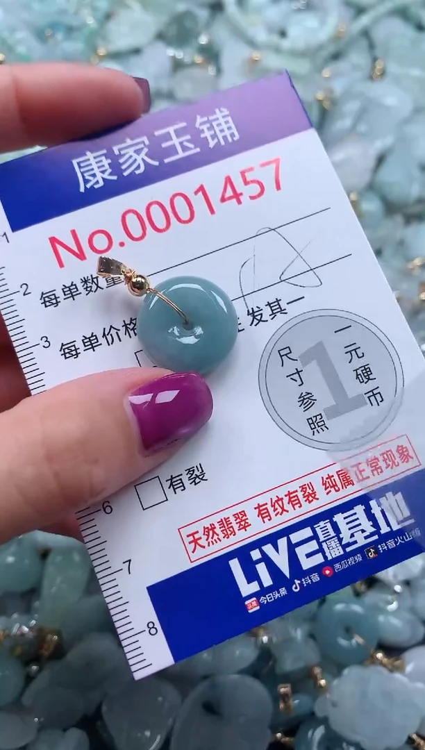 颈饰未镶嵌翡翠1457