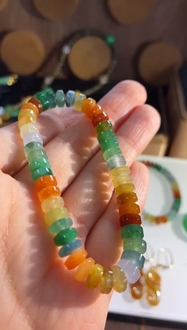 未镶嵌手链翡翠手串