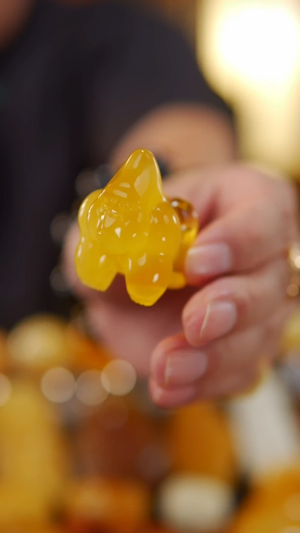 【闪购商品】蜜蜡颈饰未镶嵌猩猩吊坠22.11