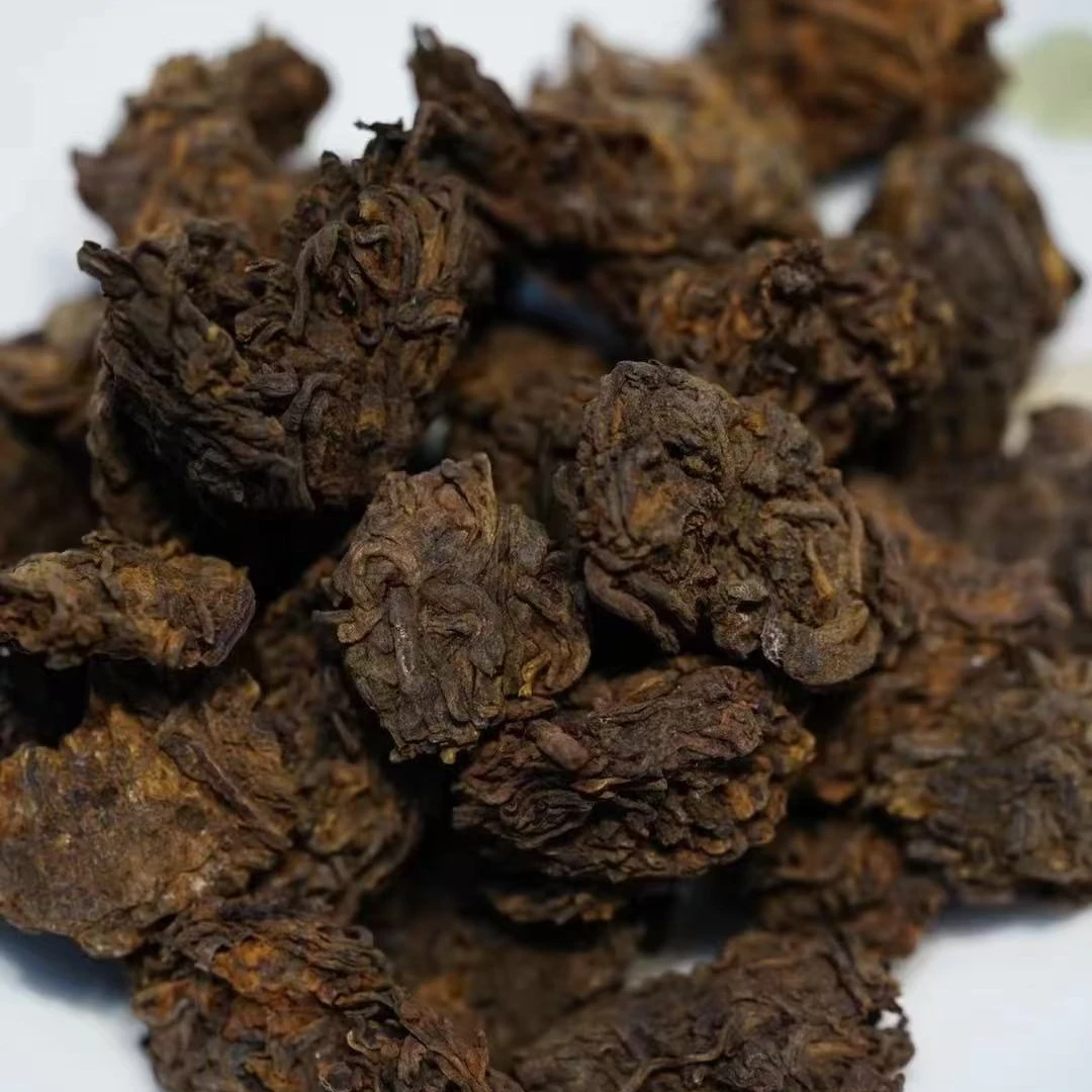 (CN462)llh/2017年春尾/大雪山混采熟茶头/普洱熟茶/200g散装