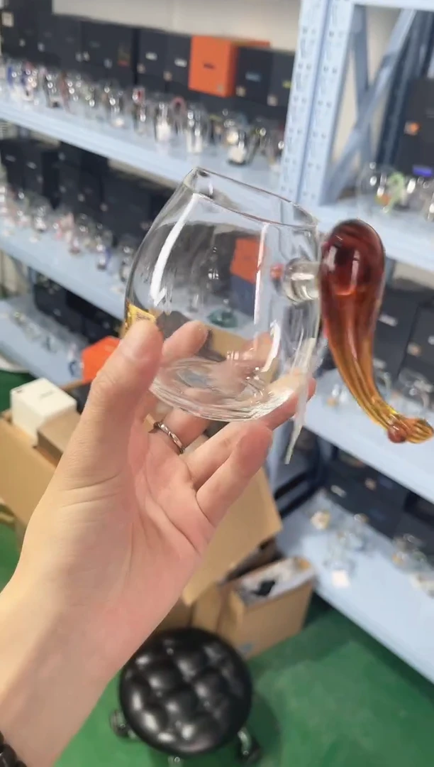 手工艺品琉璃晶彩鲲然茶海（琥珀色）