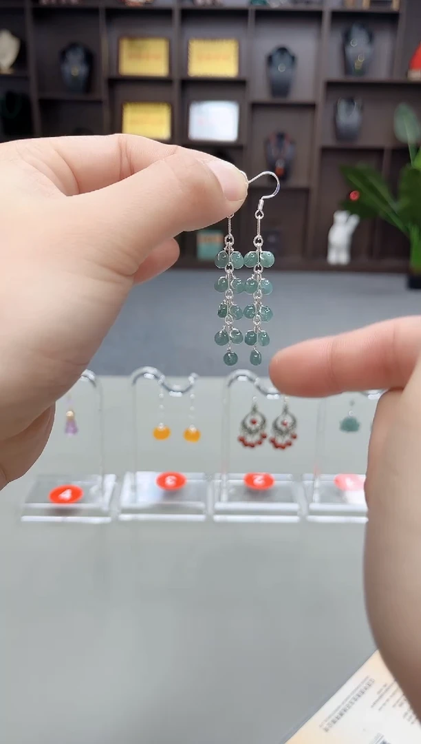 未镶嵌翡翠耳饰911