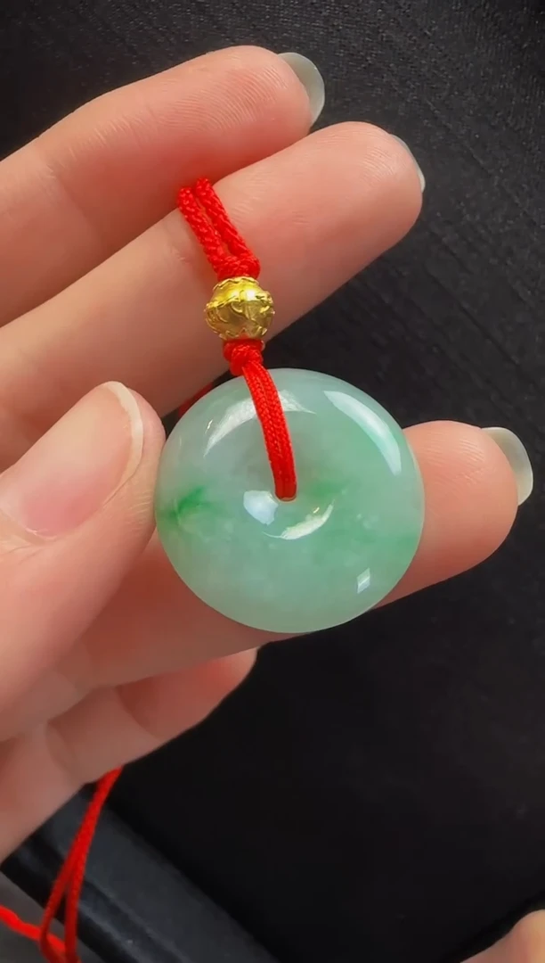 【闪购商品】翡翠颈饰未镶嵌423平安扣一个