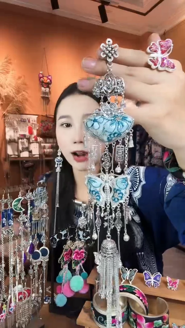 刺绣纯手工民族风压襟
