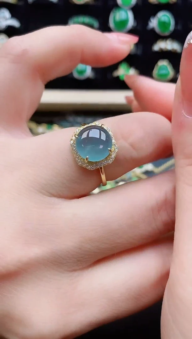 【闪购商品】翡翠戒指银S925镶嵌1212