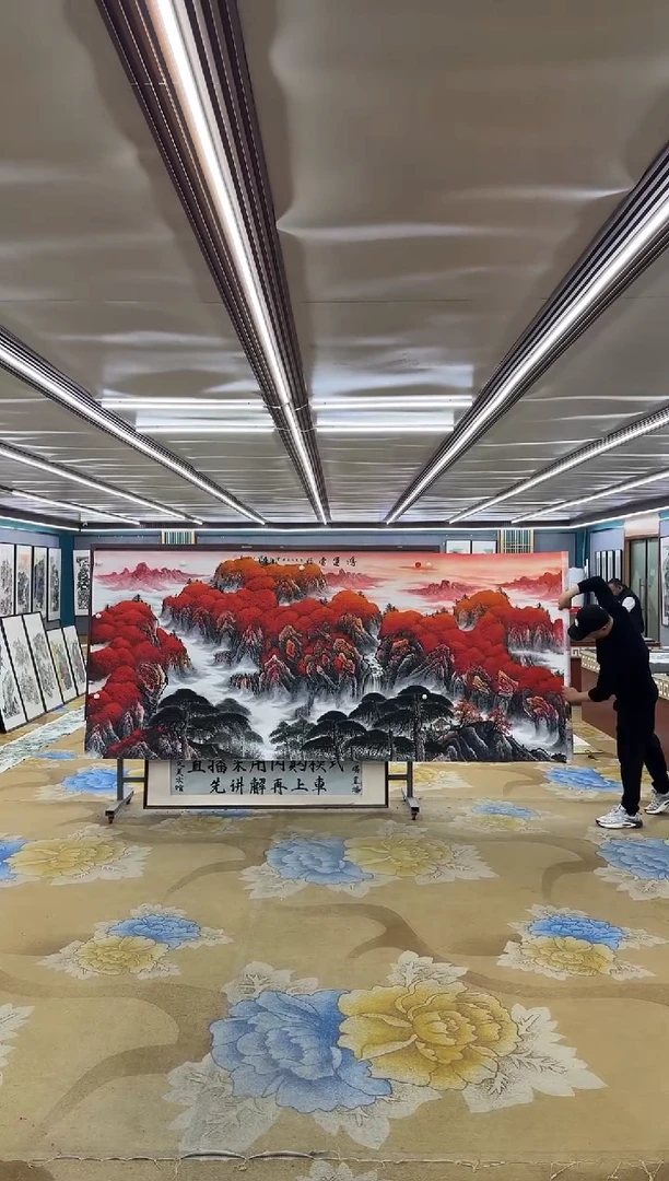 国画M刘雪红-大丈二-山水国画