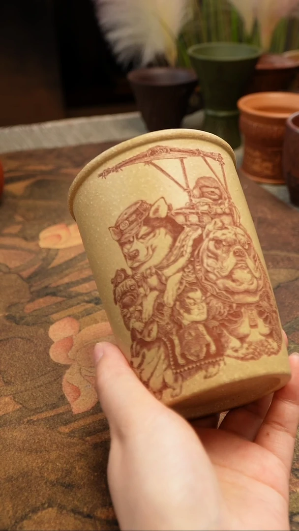 茶杯紫砂宜兴紫砂茶具正品