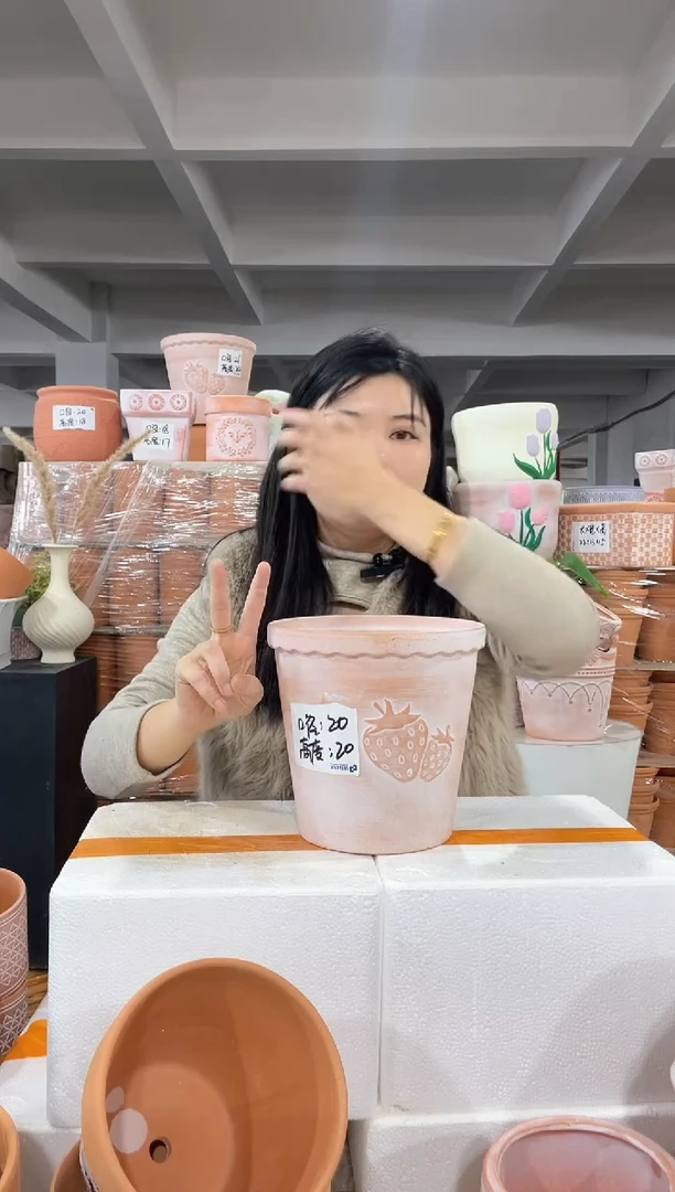 【闪购商品】红陶复古草莓20-20两个