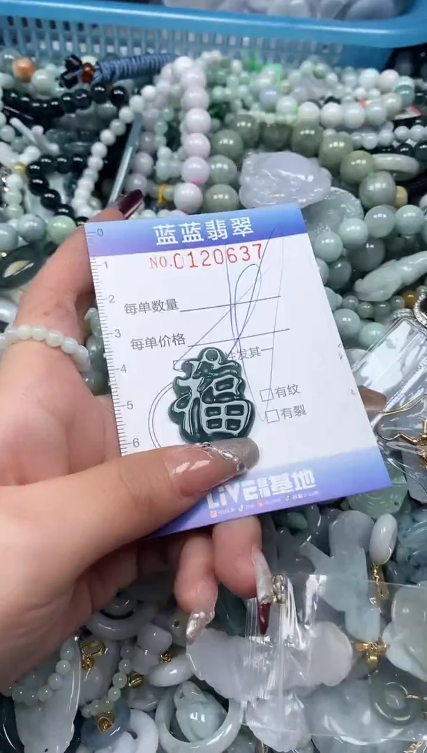 【闪购商品】翡翠颈饰未镶嵌闪购0120637多样性发其一