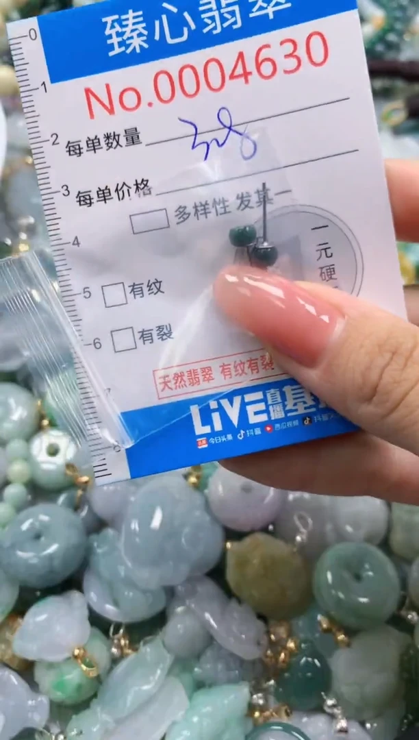 翡翠未镶嵌颈饰4630.