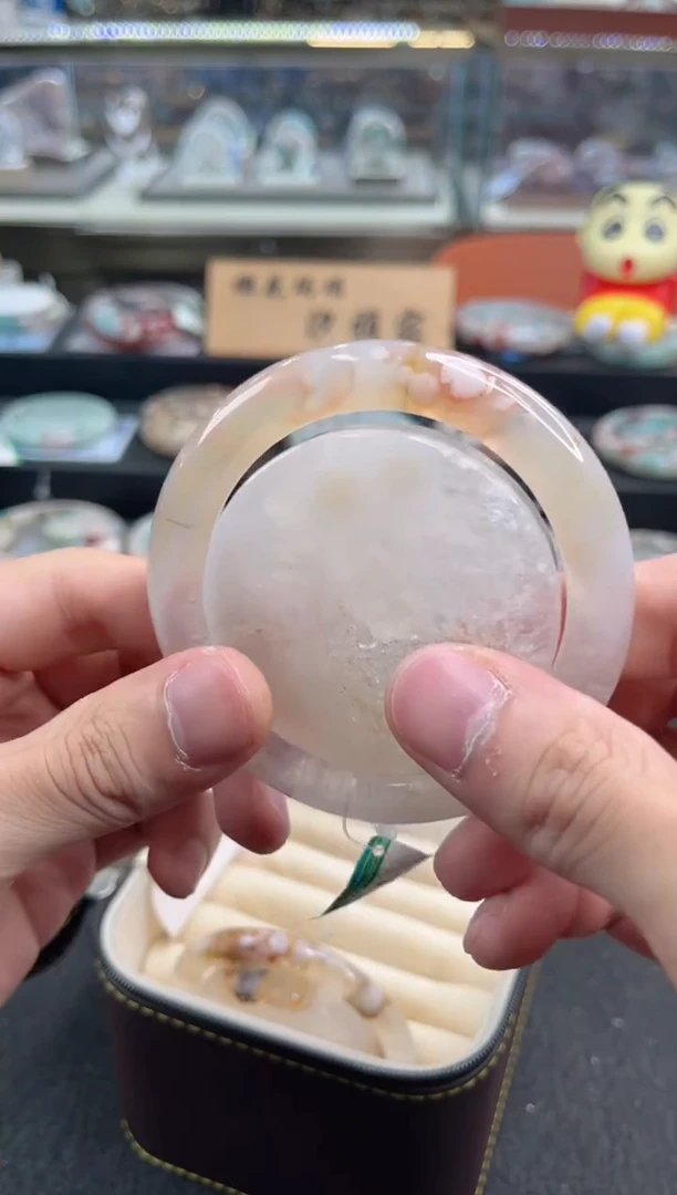 石英质玉手镯未镶嵌57圈口 （赠品镯心）3751489