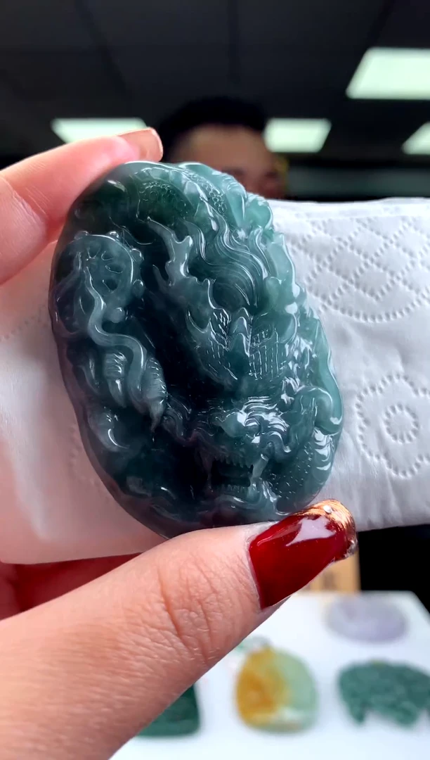 【闪购商品】定制翡翠未镶嵌天然A货翡翠挂件（拍一发一）