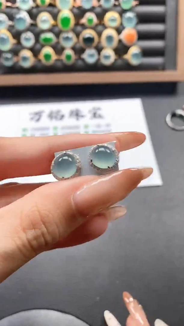 银S925镶嵌戒指翡翠1511