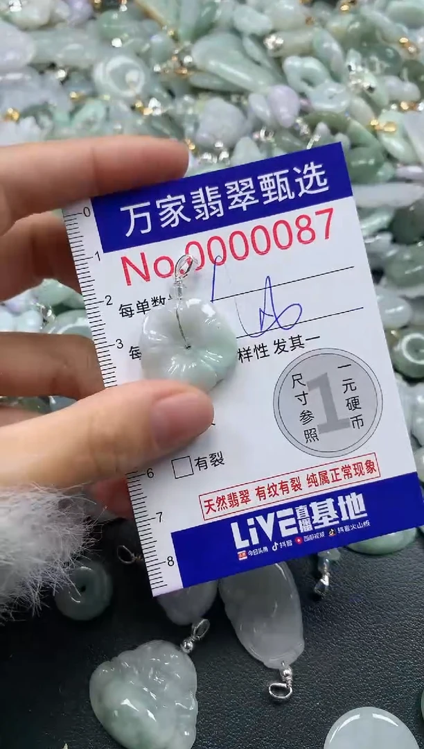 吊坠(不含链)未镶嵌翡翠0087