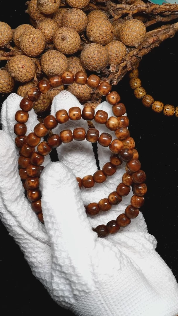 手串星月菩提9*8虎皮单圈