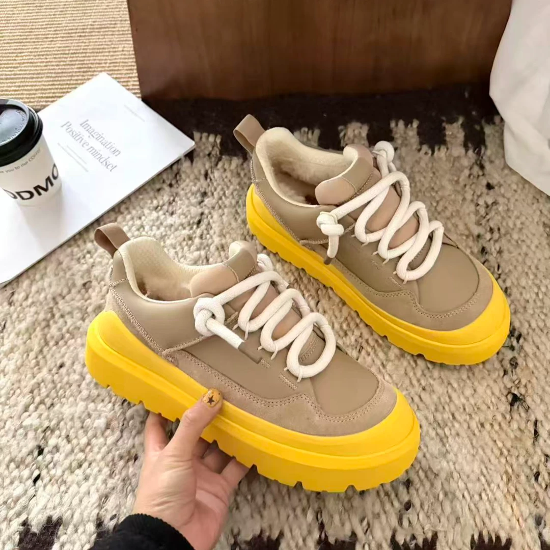 经典在造-羊皮毛一体雪地靴—XYN2