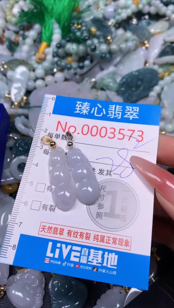 【闪购商品】翡翠颈饰未镶嵌含绳0003573