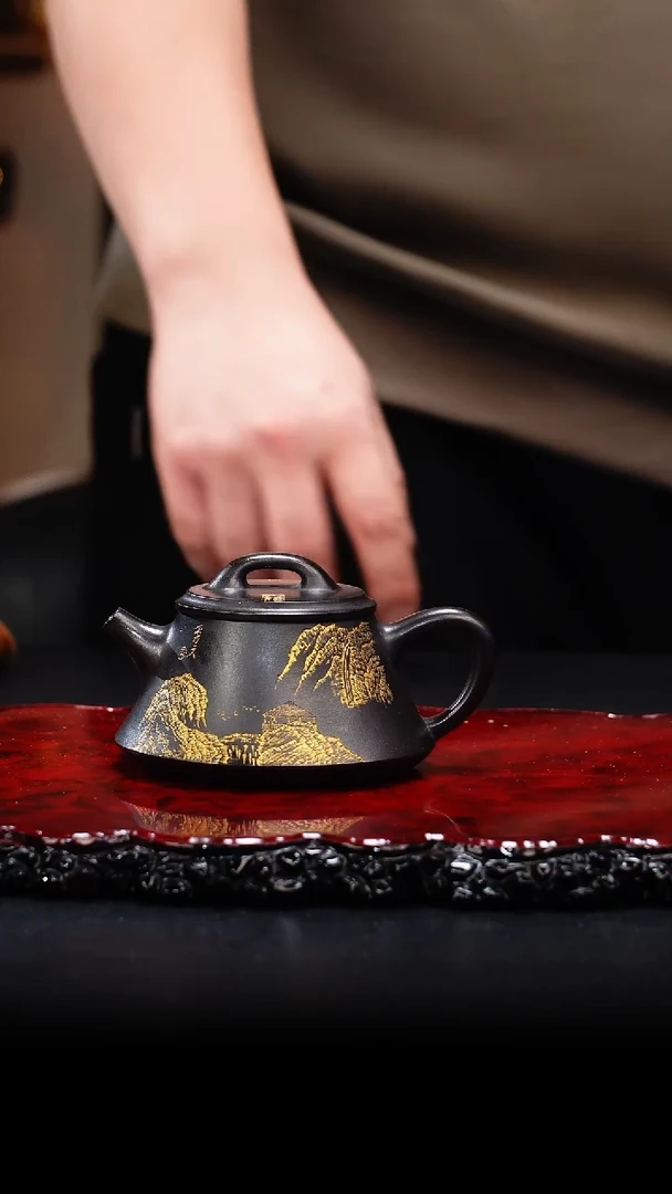 【闪购商品】紫砂茶壶51 柱础,RQX,高黑料,