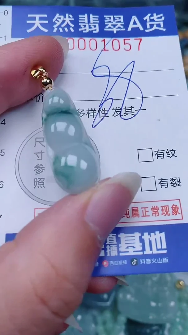 翡翠未镶嵌颈饰00001057