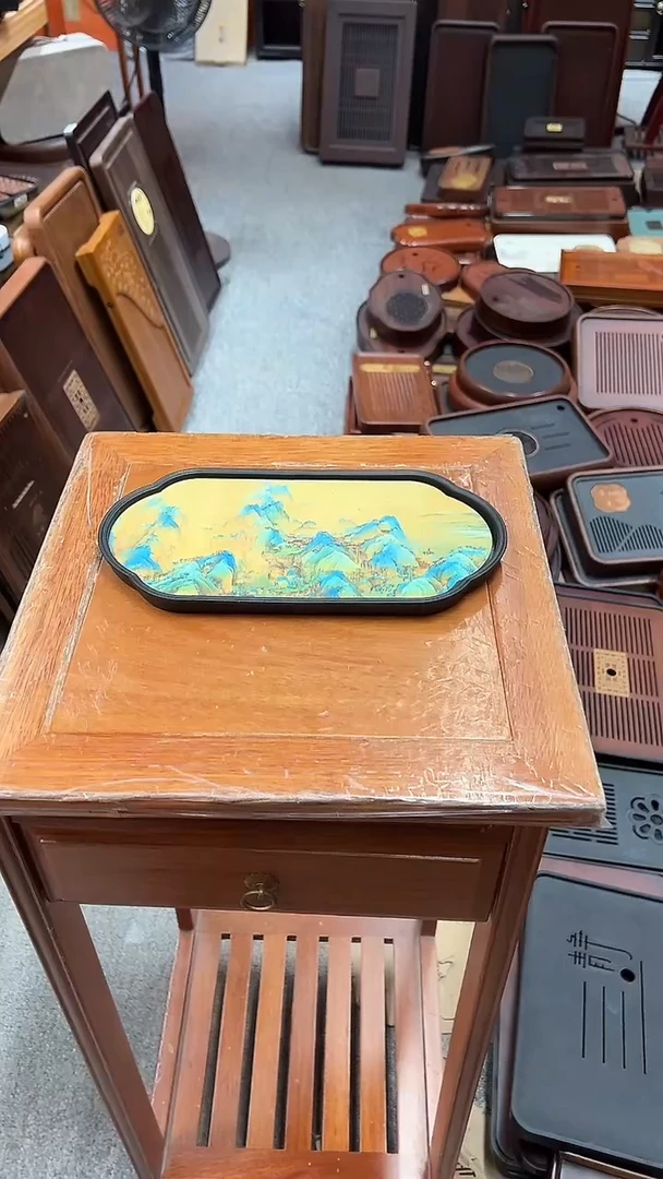 吸水茶盘28*14CM茶盘