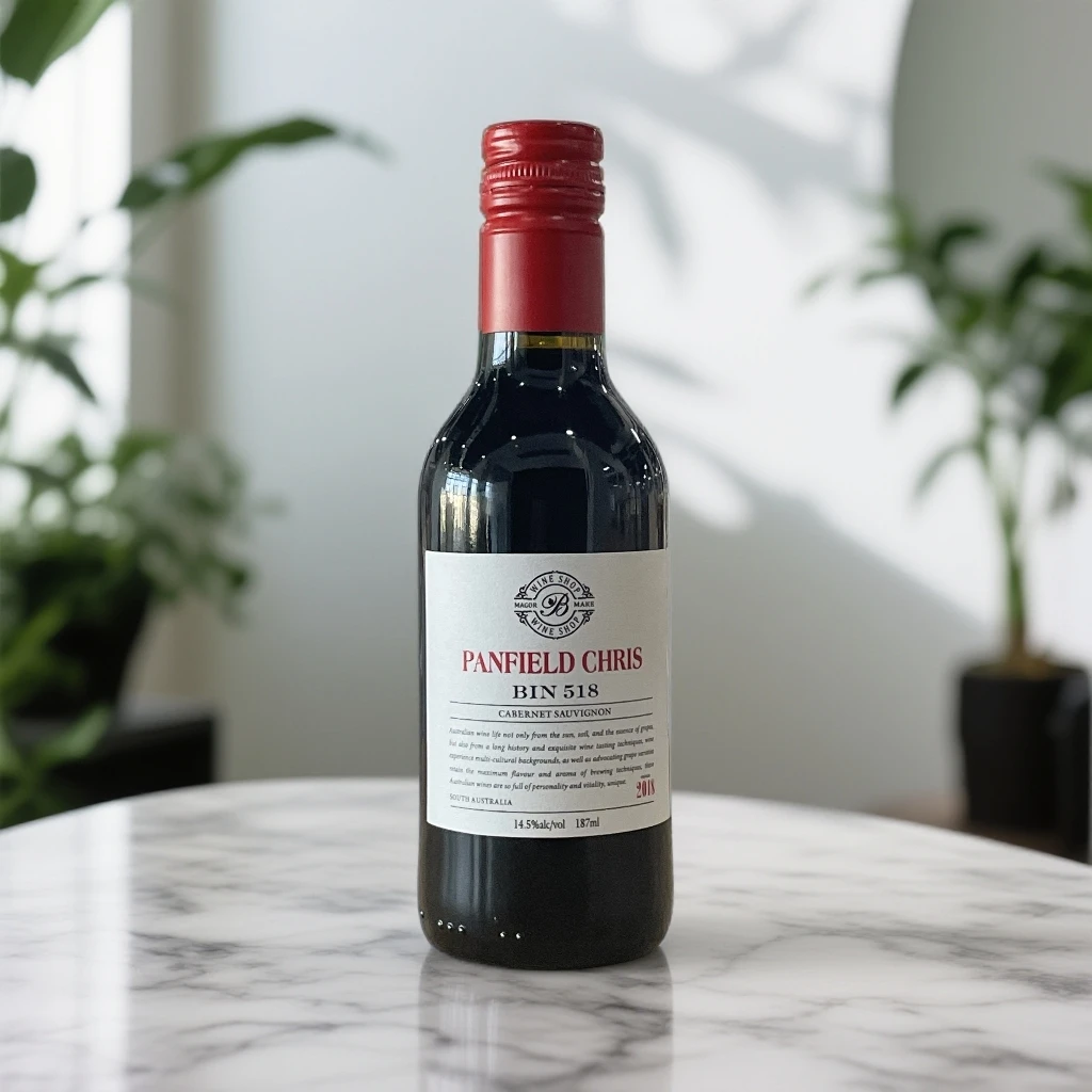 澳洲奔富克鲁斯518赤霞珠干红小瓶迷你葡萄酒187ML网红酒晚安酒