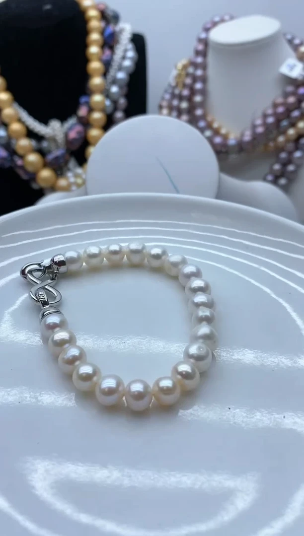 【闪购商品】淡水珍珠颈饰钛钢21