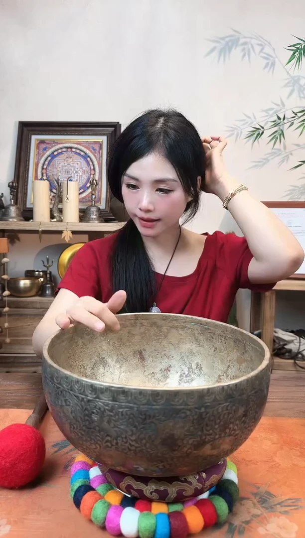 天**勤雕花藏巴蒂 24cm D调 心轮