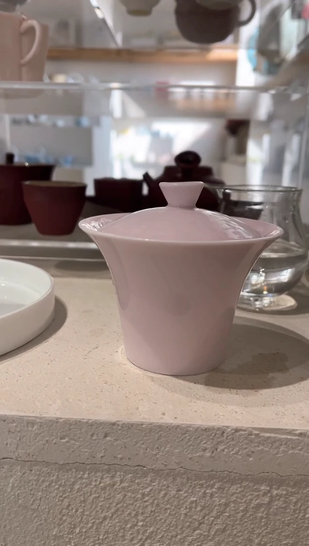 【闪购商品】YC-樱粉马蹄盖碗哈哈哈哈