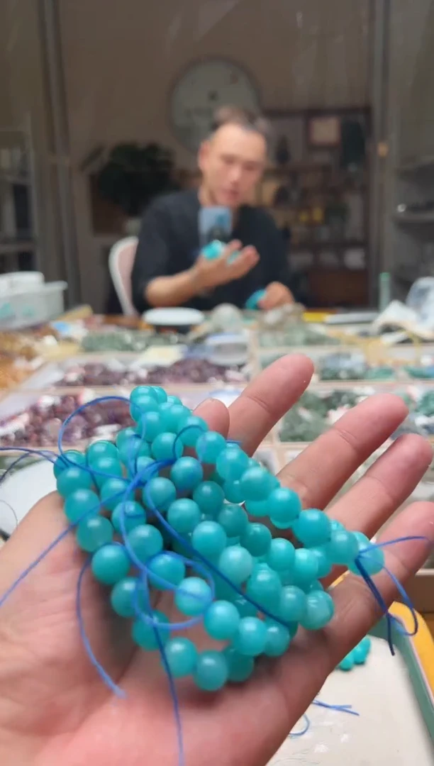 水晶手链未镶嵌天河石手链 卡9
