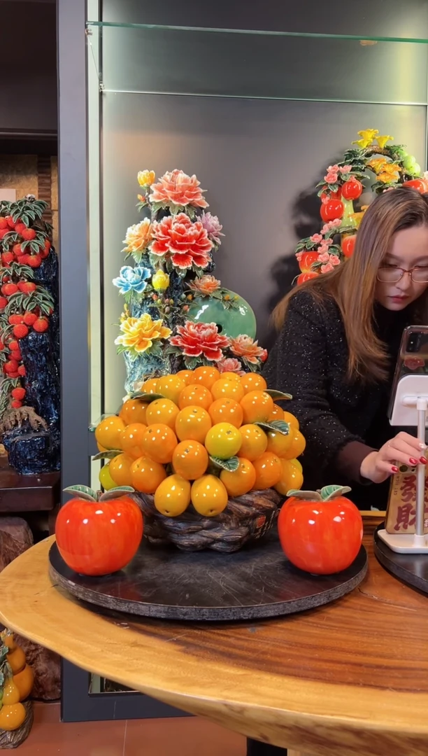 【闪购商品】泥塑金玉满堂枇杷果