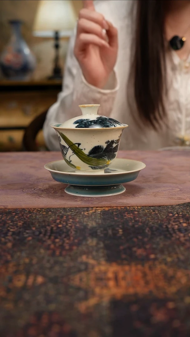 杯景德镇陶瓷杯碗柴烧多人