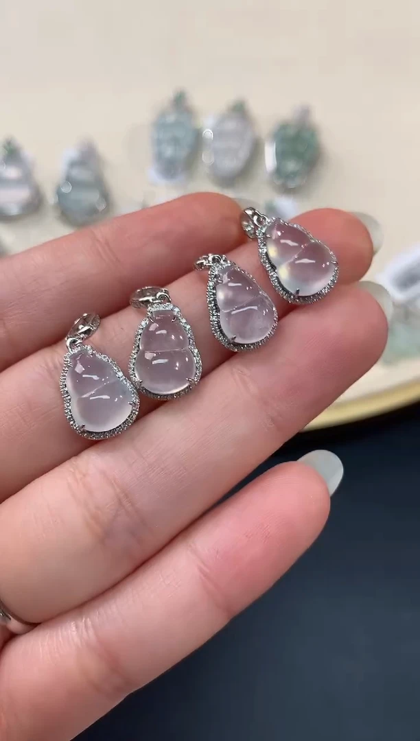 【闪购商品】翡翠吊坠(不含链)18K金镶嵌A485多样性发一件|1680