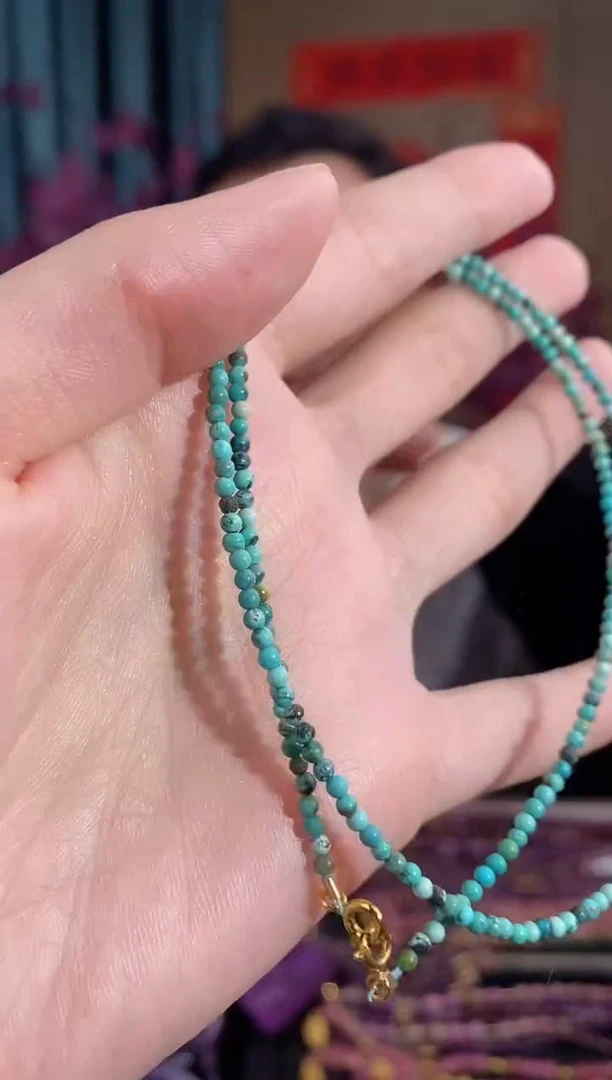 【闪购商品】水晶项链未镶嵌879松石项链松石万能链