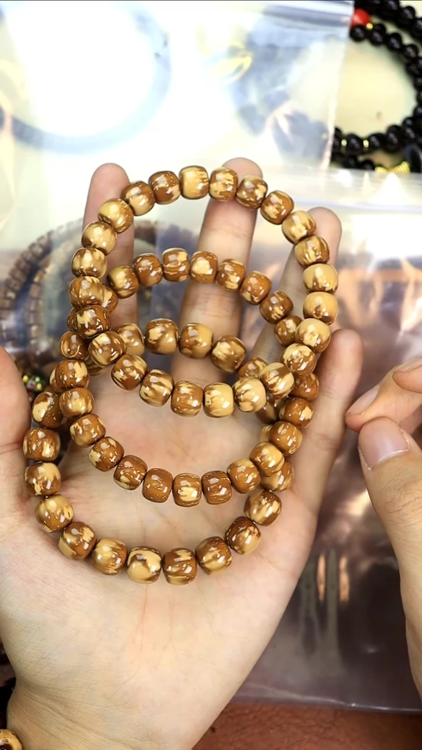 手串紫金鼠紫金鼠火焰纹熊猫实心老型