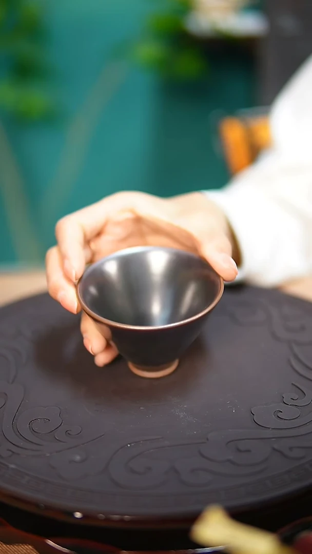 【闪购商品】杯原产地钧瓷钧尚源斗笠主人杯