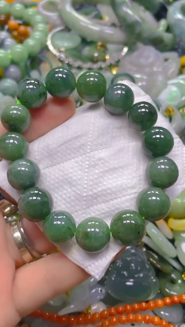 翡翠未镶嵌颈饰13mm/U/翡翠A货一图一物