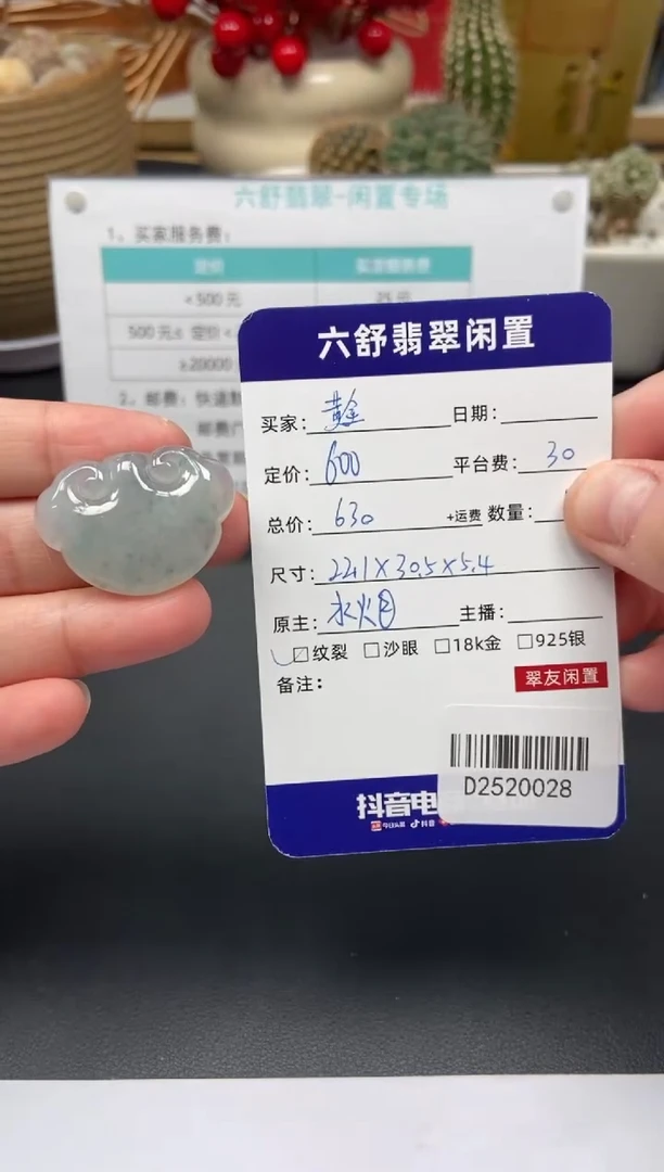 颈饰未镶嵌翡翠黄****力D2520028
