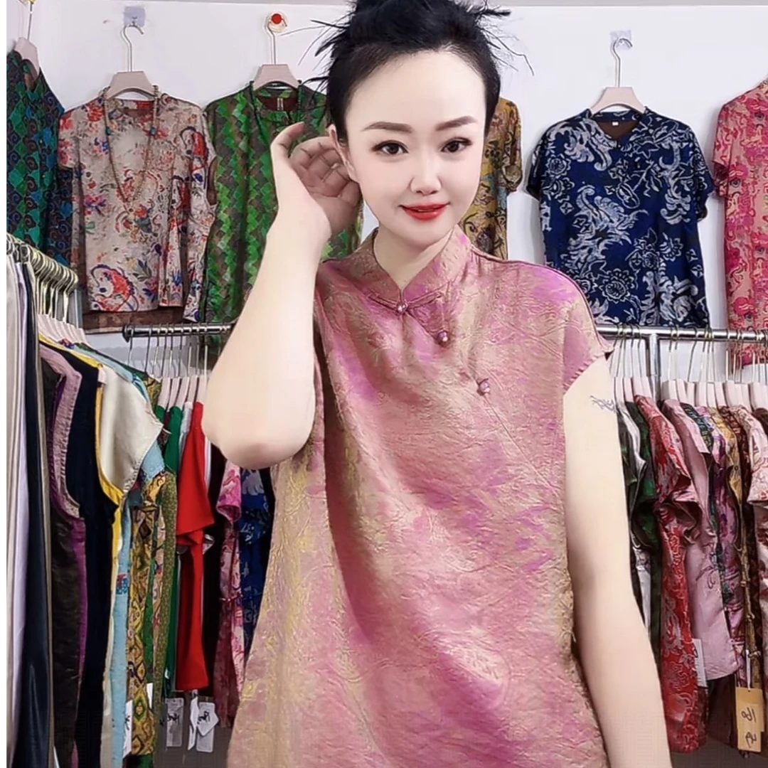 418款时尚气质夏季新中式上衣