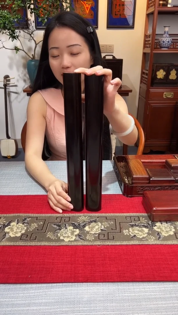 紫檀木类成套家具方圆对镇  一物一拍