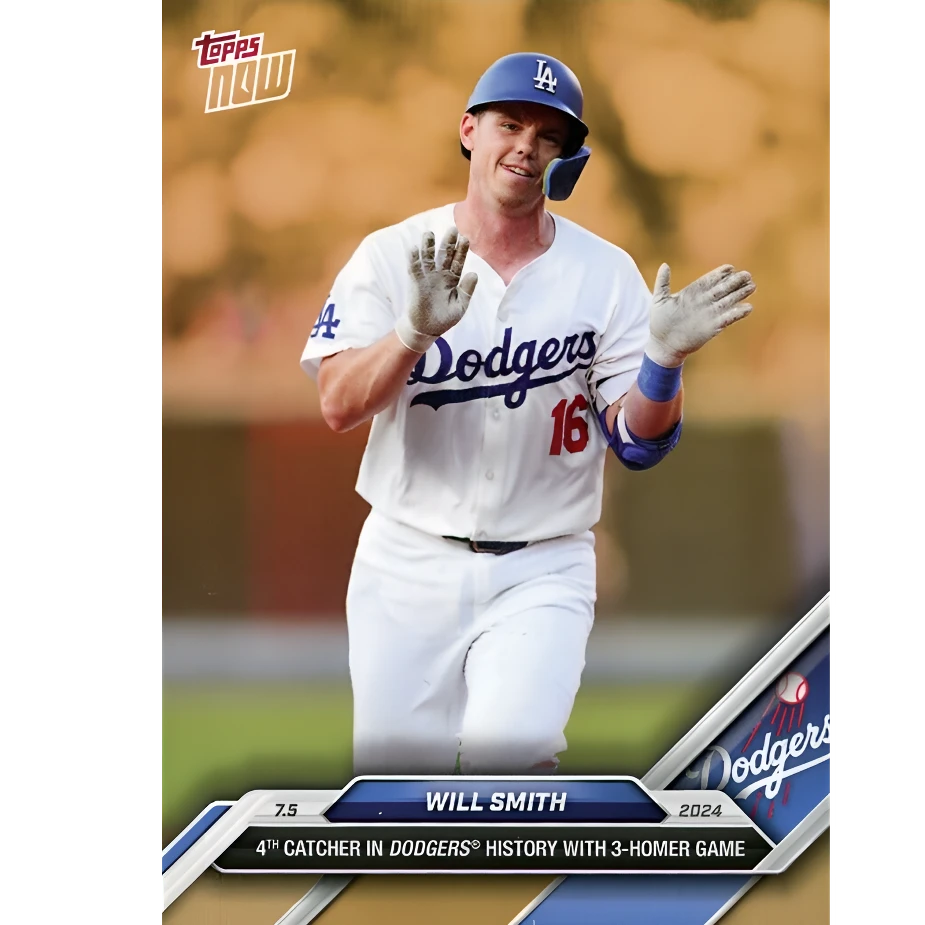 2024 Topps Now ODB16 道奇队 史密斯 单场三支本垒打 纪念卡