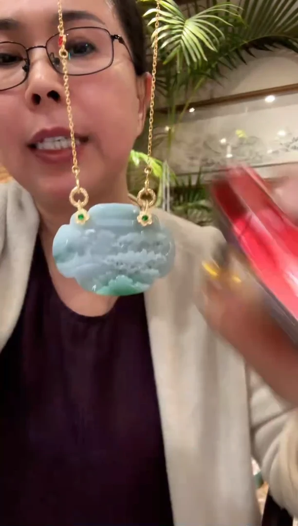 【闪购商品】翡翠颈饰未镶嵌国风