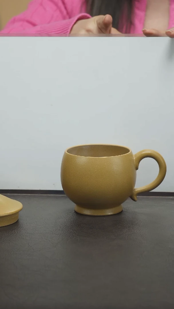 【闪购商品】紫砂茶壶鸿运当头紫砂盖杯