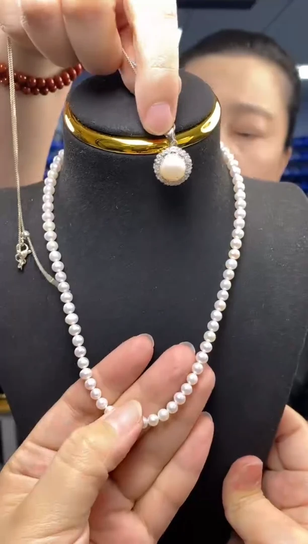 颈饰未镶嵌淡水珍珠TZ0087搭吊坠