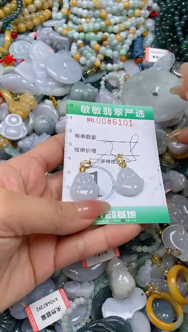 【闪购商品】翡翠颈饰未镶嵌闪购0086101多样性发其一