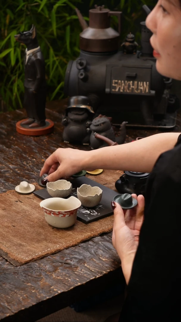 三川堂蓝色牛仔帽