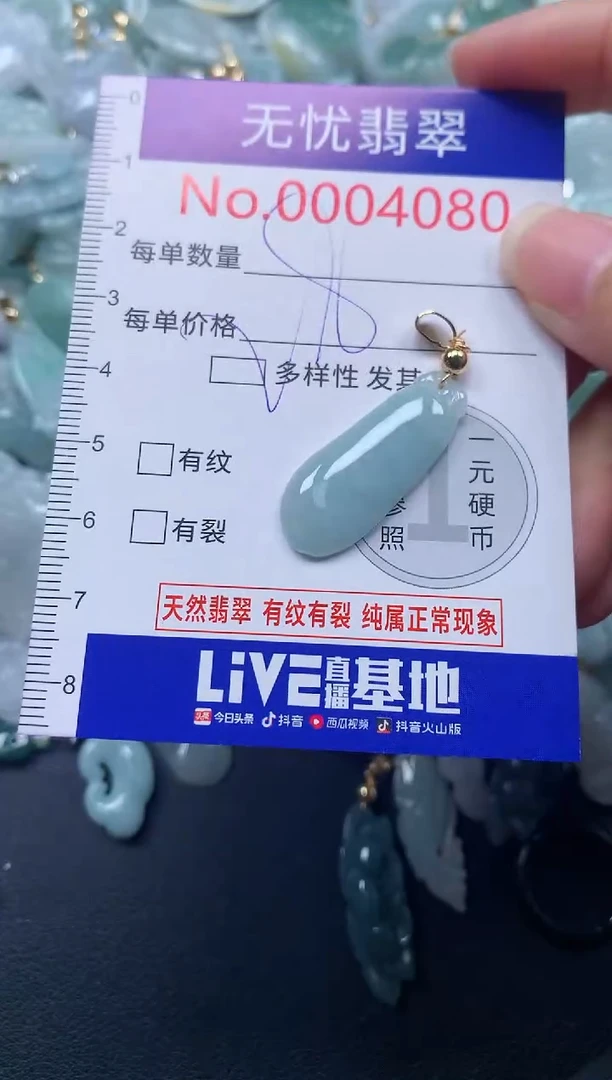 颈饰未镶嵌翡翠4080